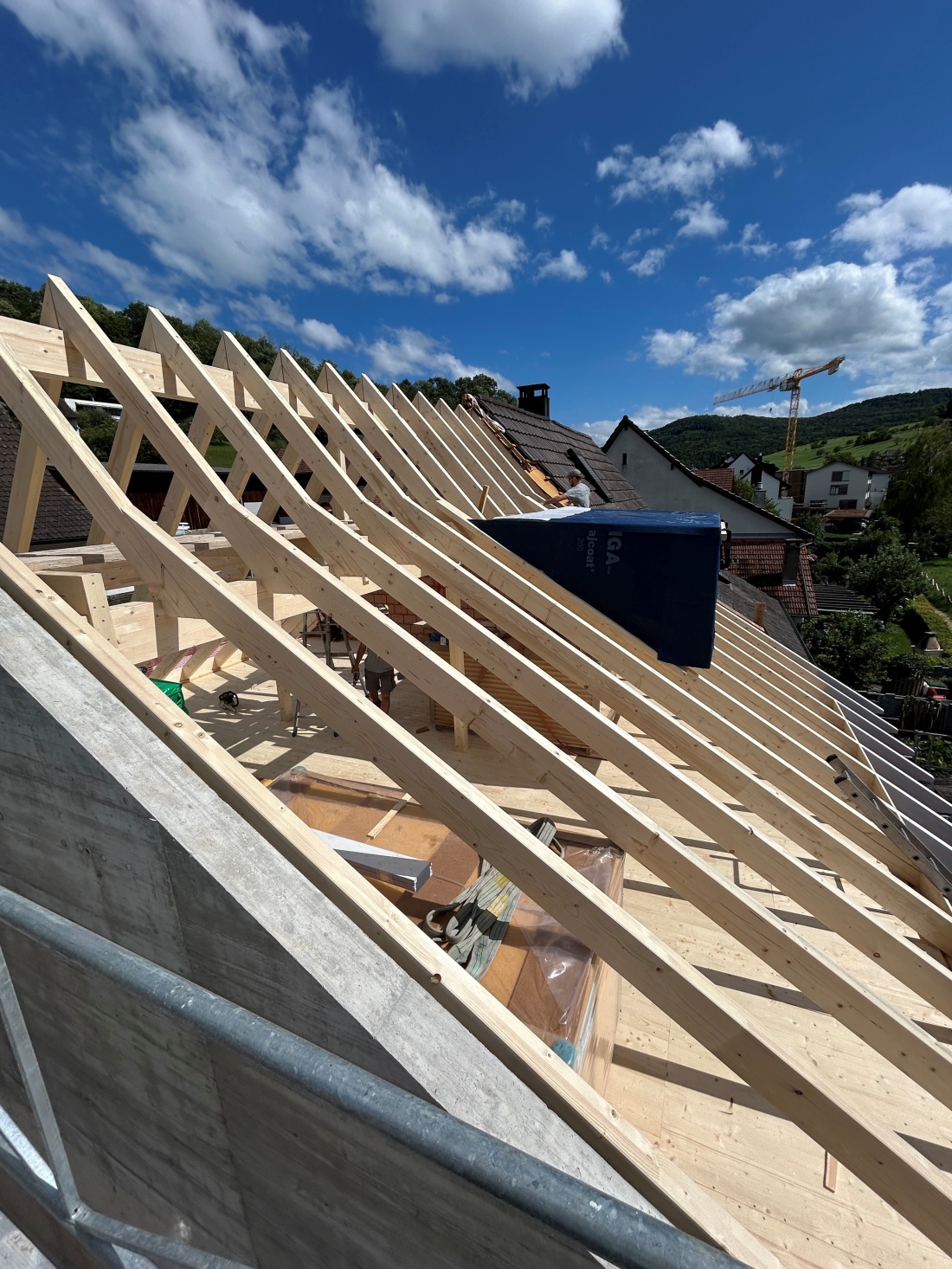 Aufrichten in Zeiningen