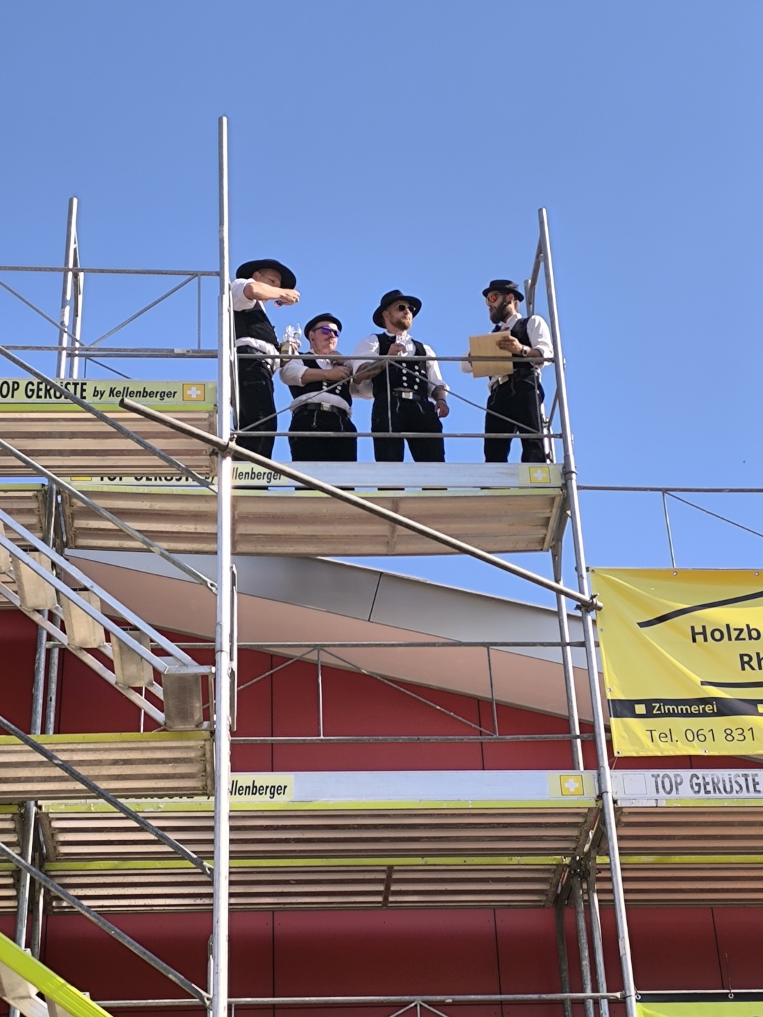 Richtfest Tennishalle Rheinfelden